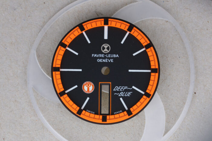 Dial Favre Leuba Deep Blue black